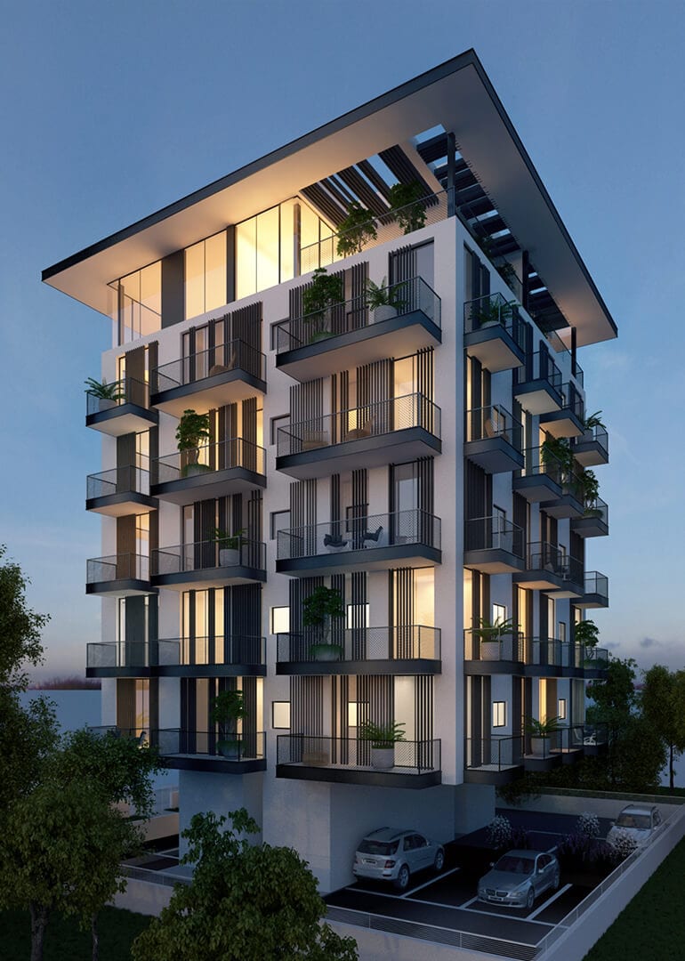 אדריכלות ועיצוב בניין מגורים